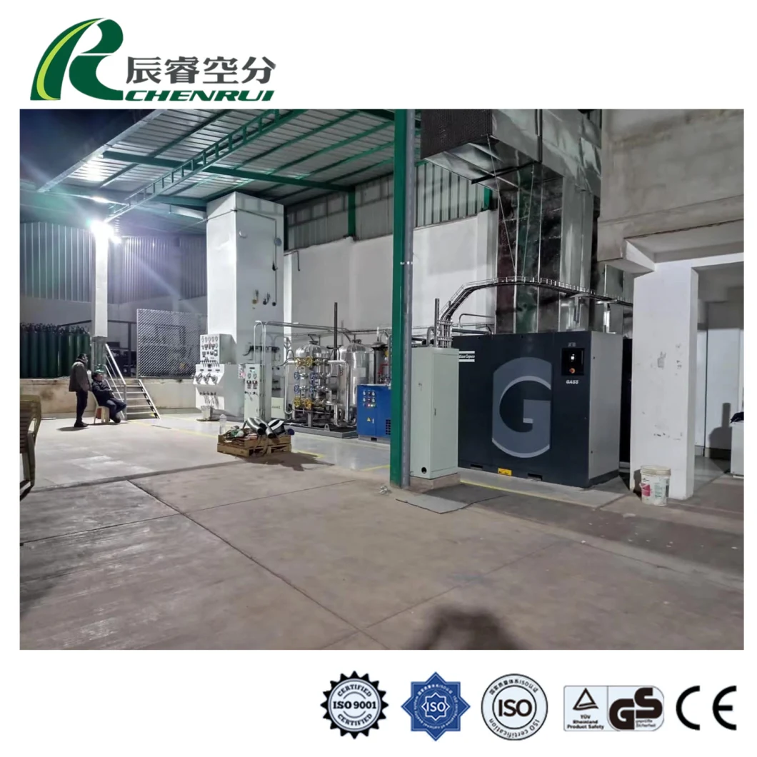 Chenrui Cryogenic Oxygen Gas Plant with Oxygen Gas Cylinder Filling Plant Machinery